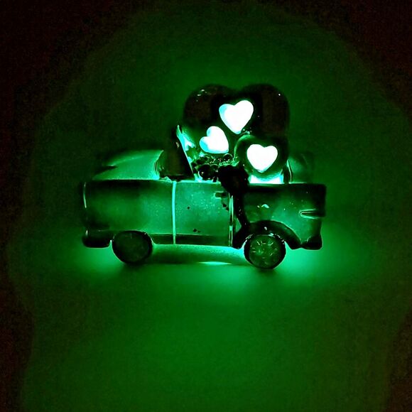 Happy Valentine's Day Light Up Convertible Car Decor Roses Hearts Multicolor - Picture 14 of 15